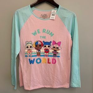 Lol Surprise Girls long sleeve tee/ Size XXL /New w/ tag